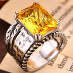Vintage Rectangle Statement Ring