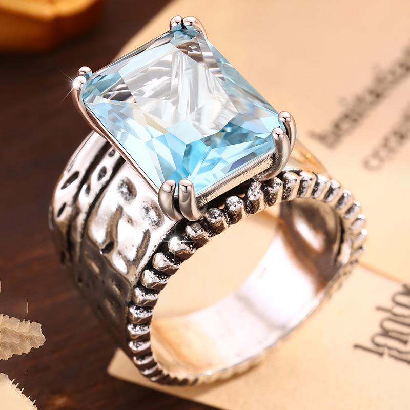 Vintage Rectangle Statement Ring