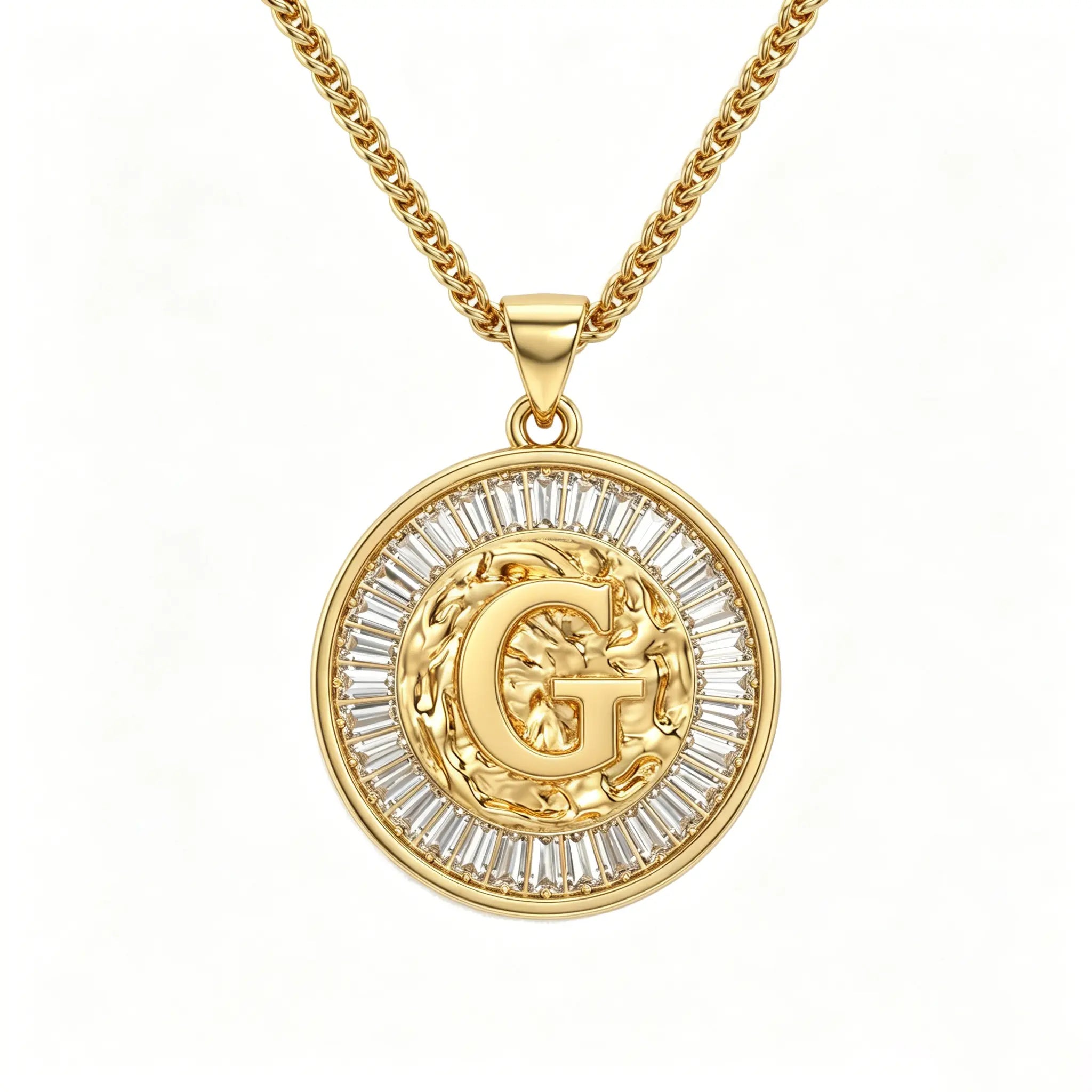 Diamond Capital Letter Necklace
