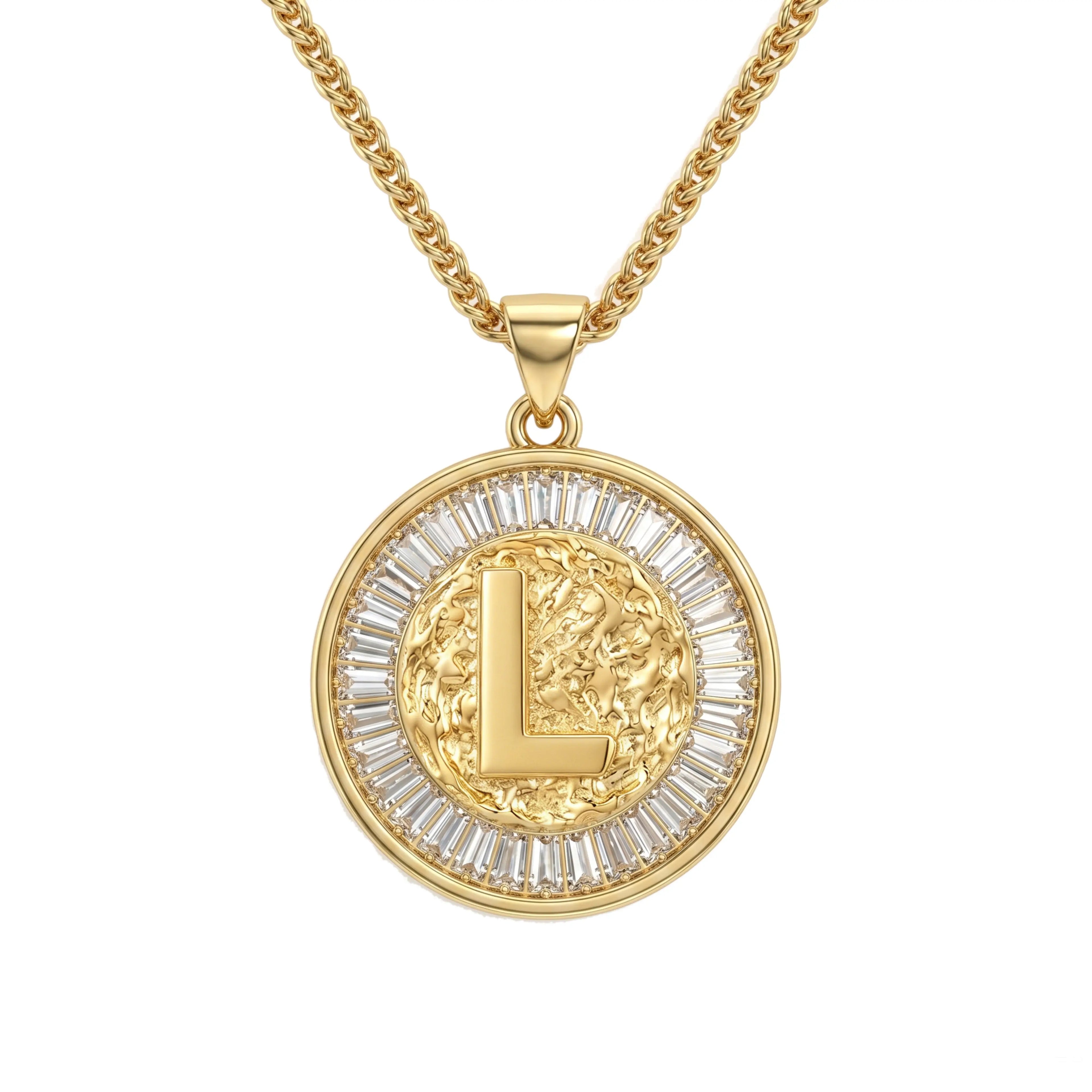 Diamond Capital Letter Necklace