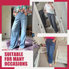 Wide Leg High Waisted Jeans