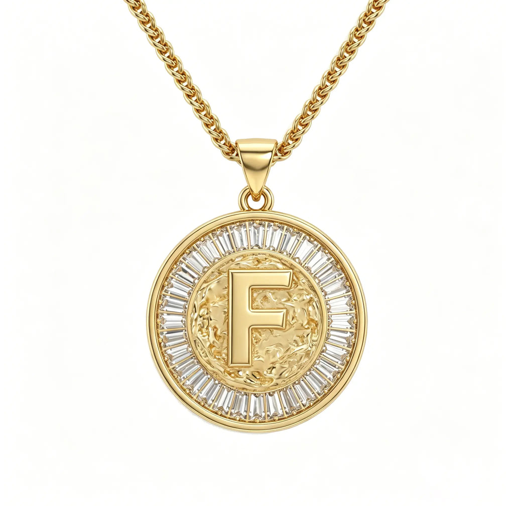 Diamond Capital Letter Necklace