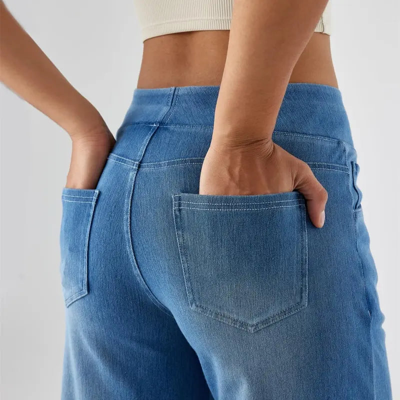 Wide Leg High Waisted Jeans