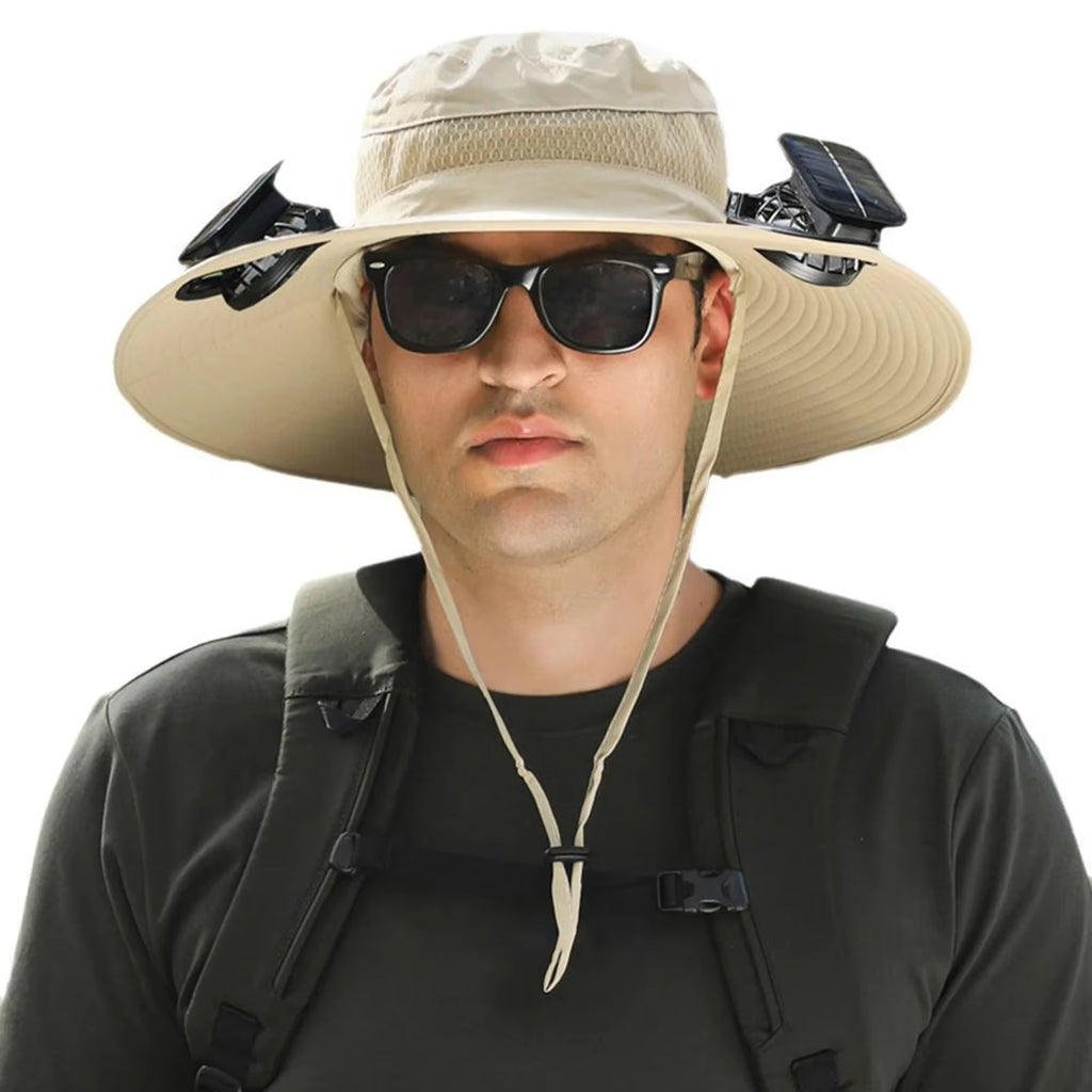 Outdoor Solar Fan Sun Protection Hat