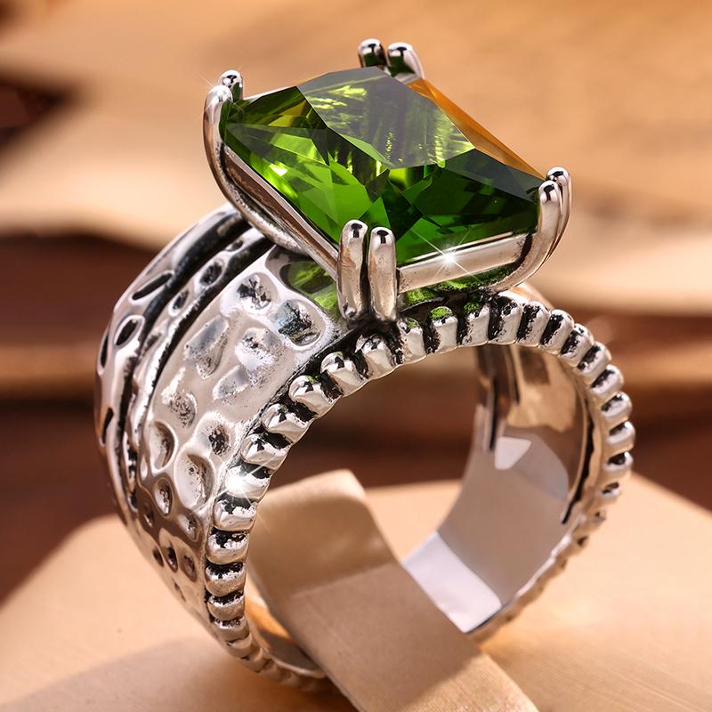 Vintage Rectangle Statement Ring