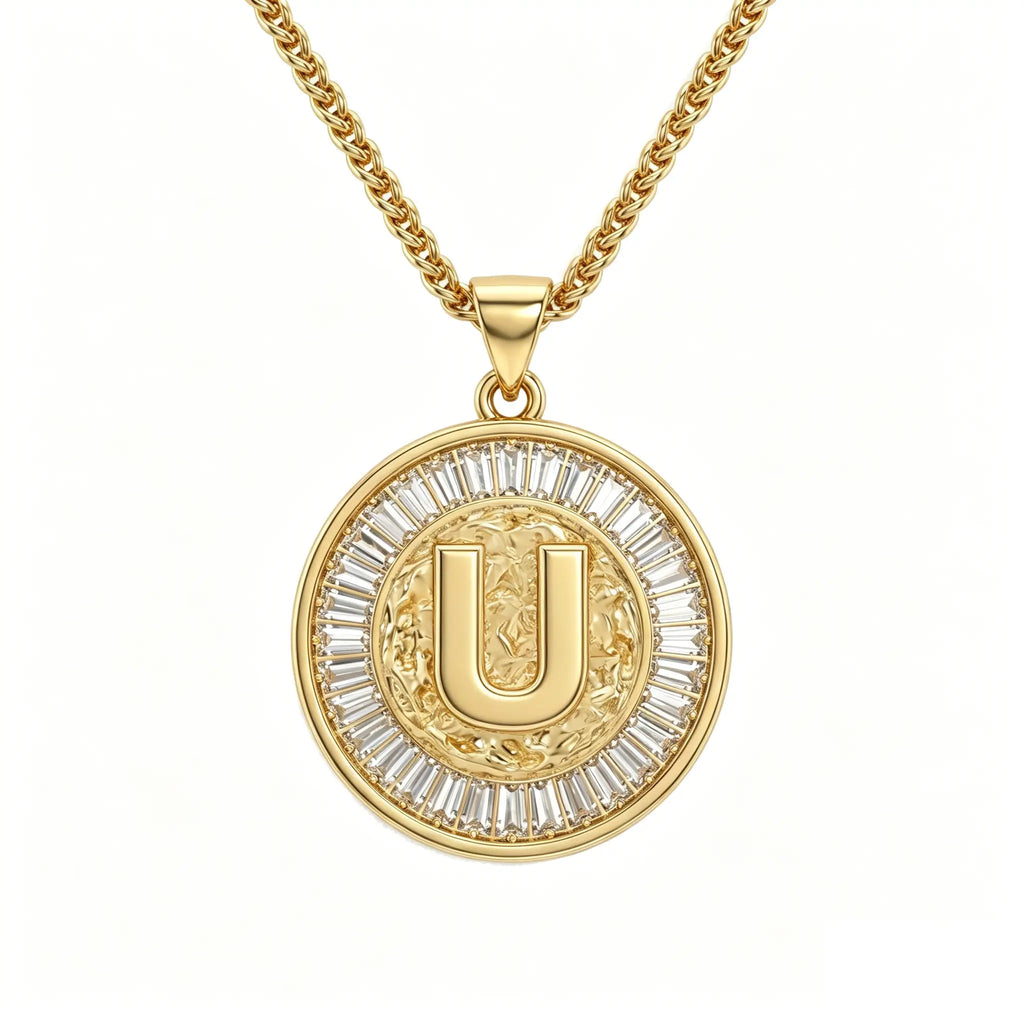 Diamond Capital Letter Necklace