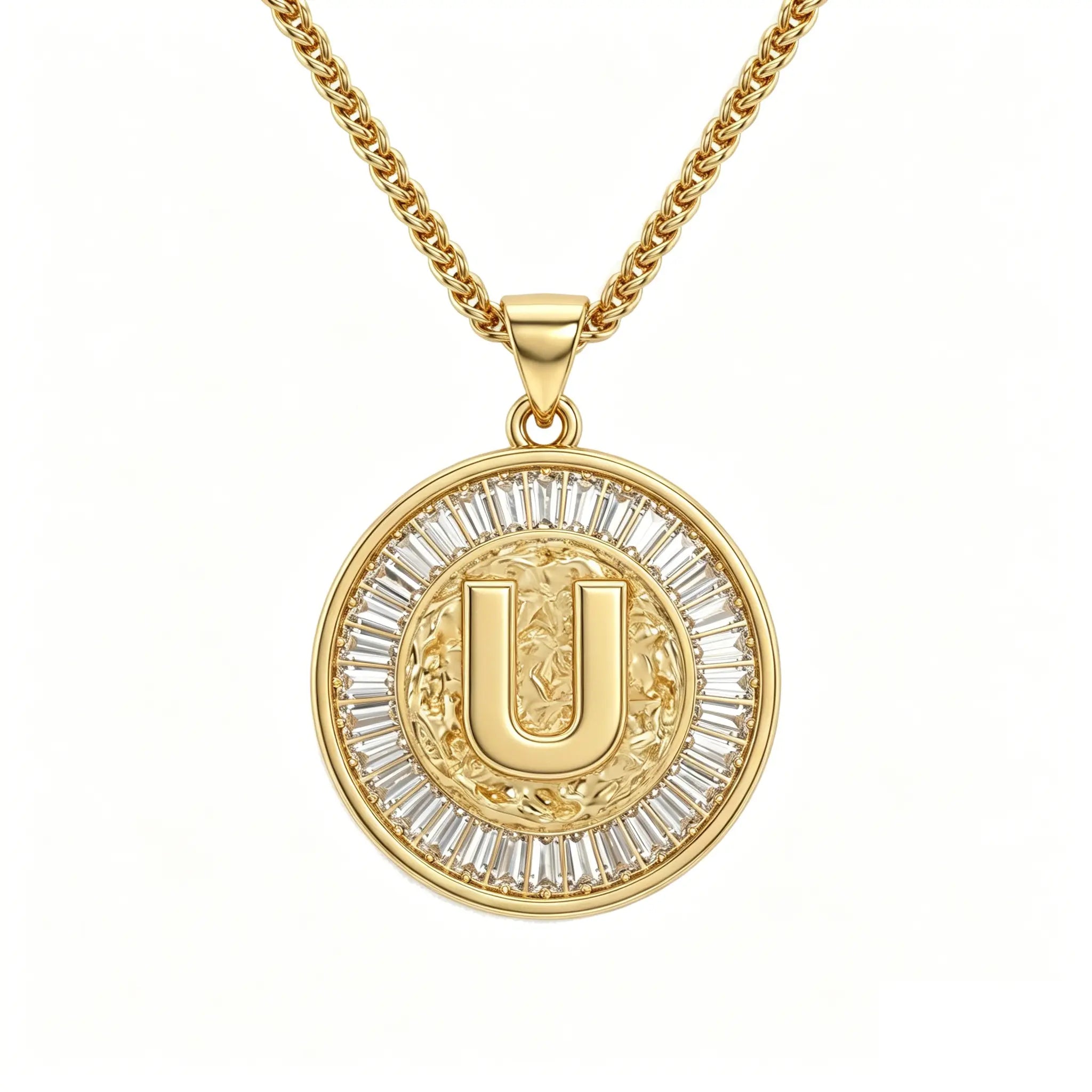 Diamond Capital Letter Necklace