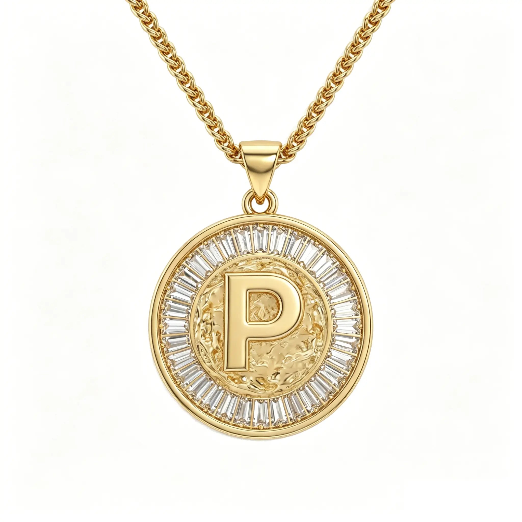 Diamond Capital Letter Necklace