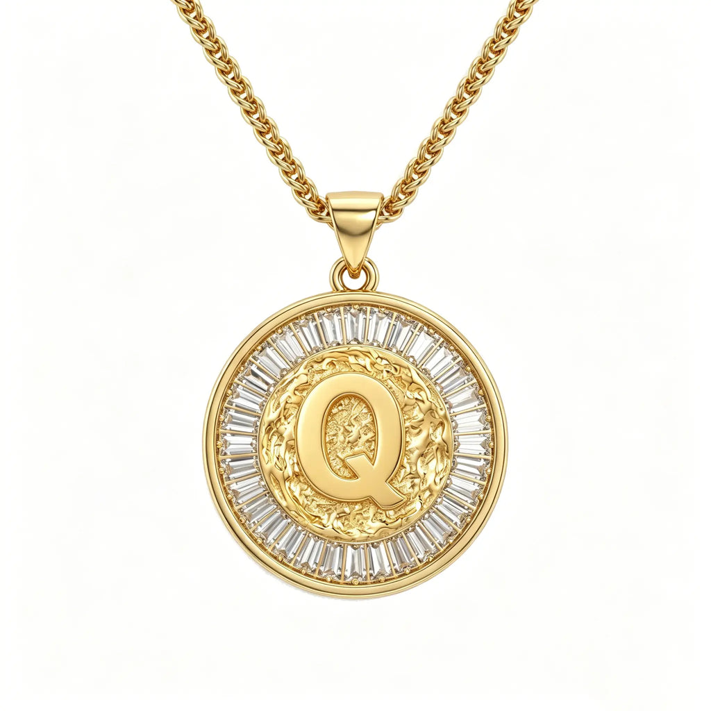 Diamond Capital Letter Necklace