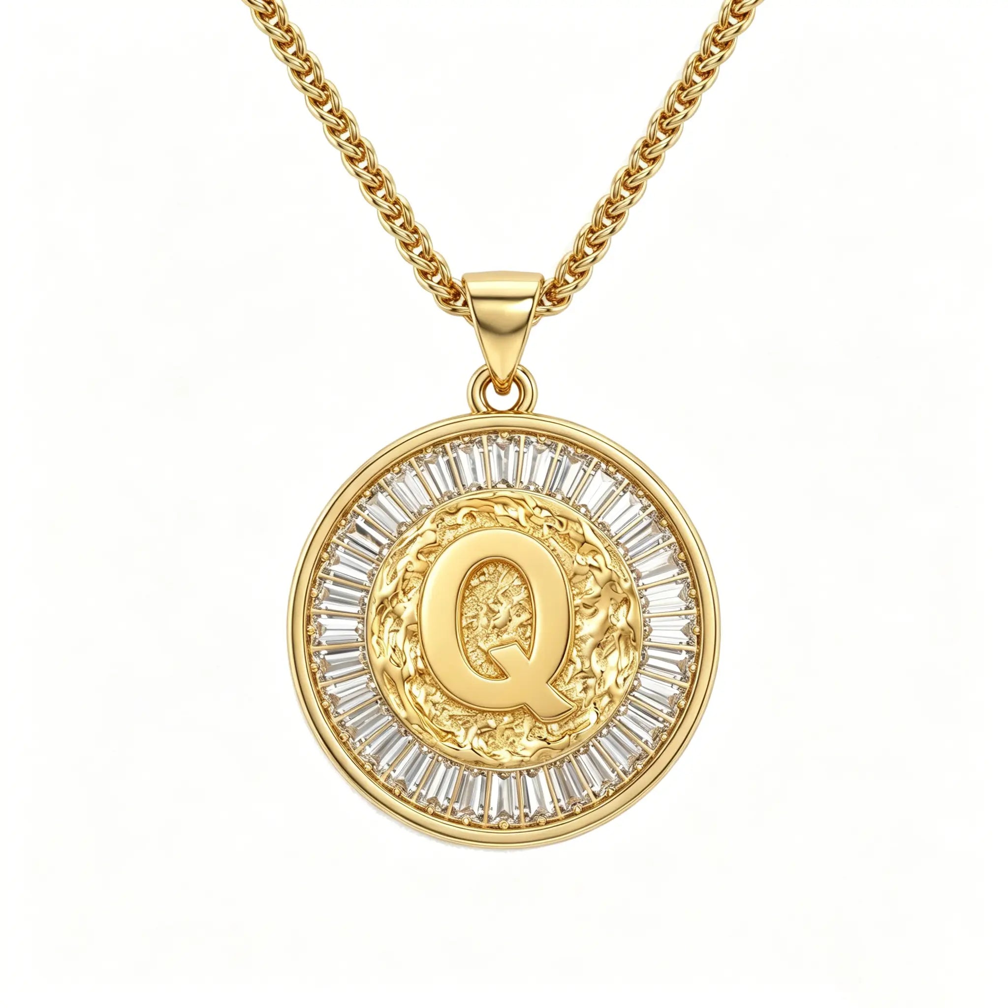 Diamond Capital Letter Necklace