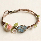 Floral Gemstone Bracelet
