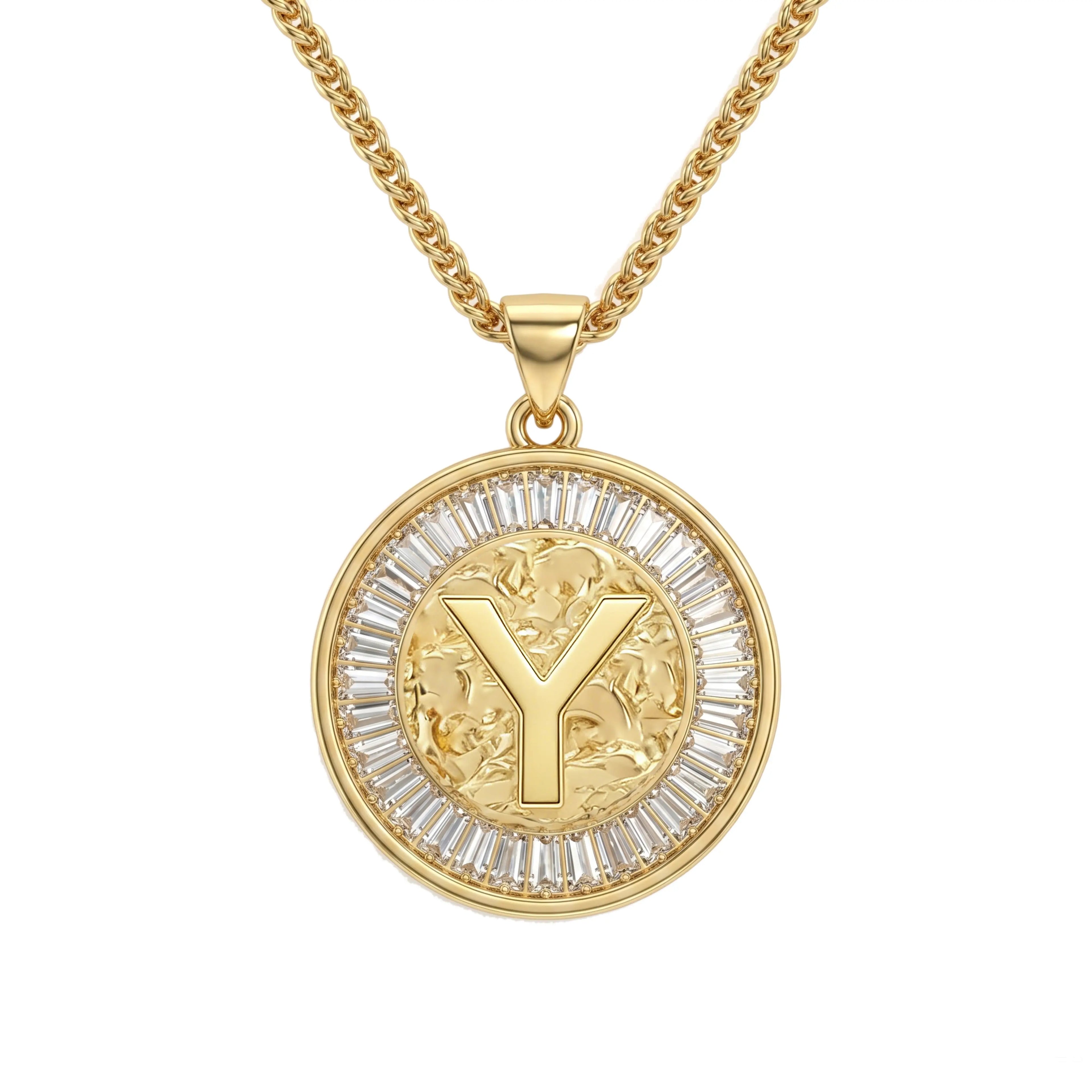 Diamond Capital Letter Necklace