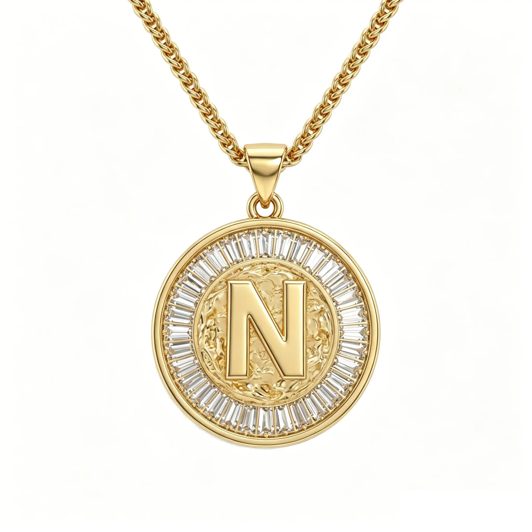 Diamond Capital Letter Necklace