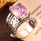 Vintage Rectangle Statement Ring