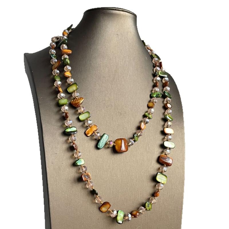 Natural Stone Seashell Necklace
