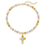 Luxe Diamond Cross Necklace