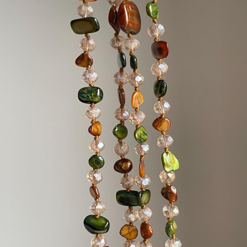 Natural Stone Seashell Necklace