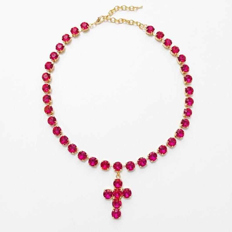 Luxe Diamond Cross Necklace