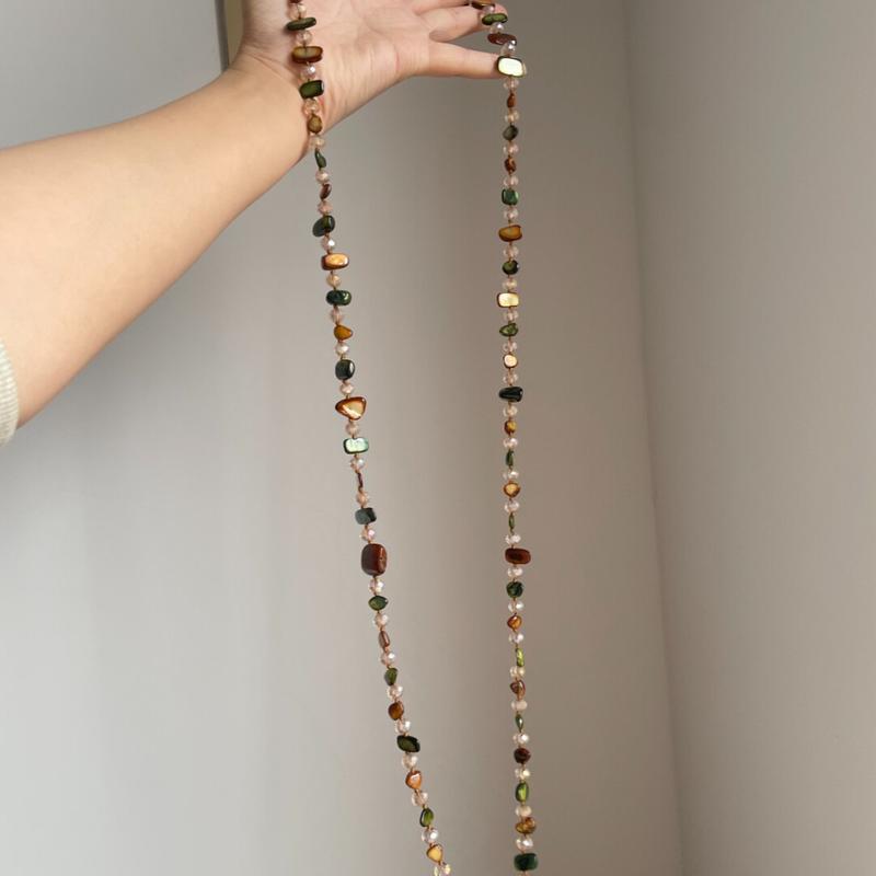 Natural Stone Seashell Necklace
