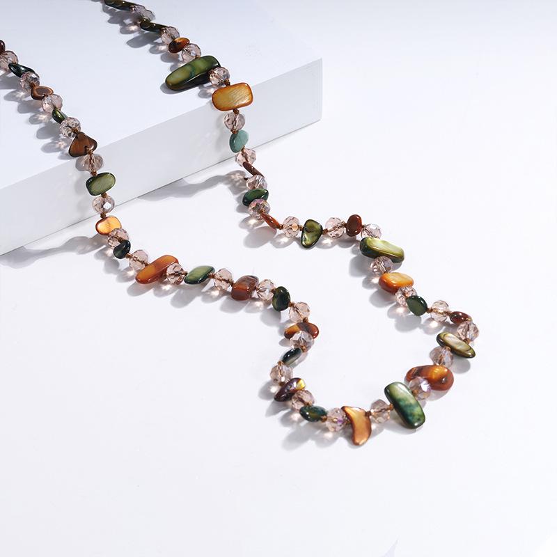 Natural Stone Seashell Necklace