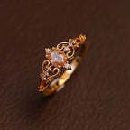 Vintage Filigree Promise Ring