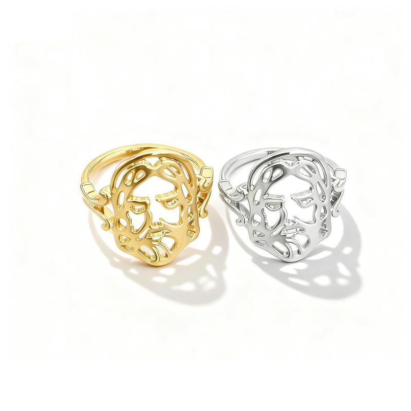 Vintage Holy Lord Jesus Ring