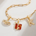 Customized Initial Zodiac Necklace