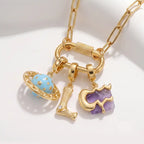 Customized Initial Zodiac Necklace