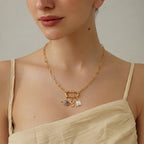 Customized Initial Zodiac Necklace
