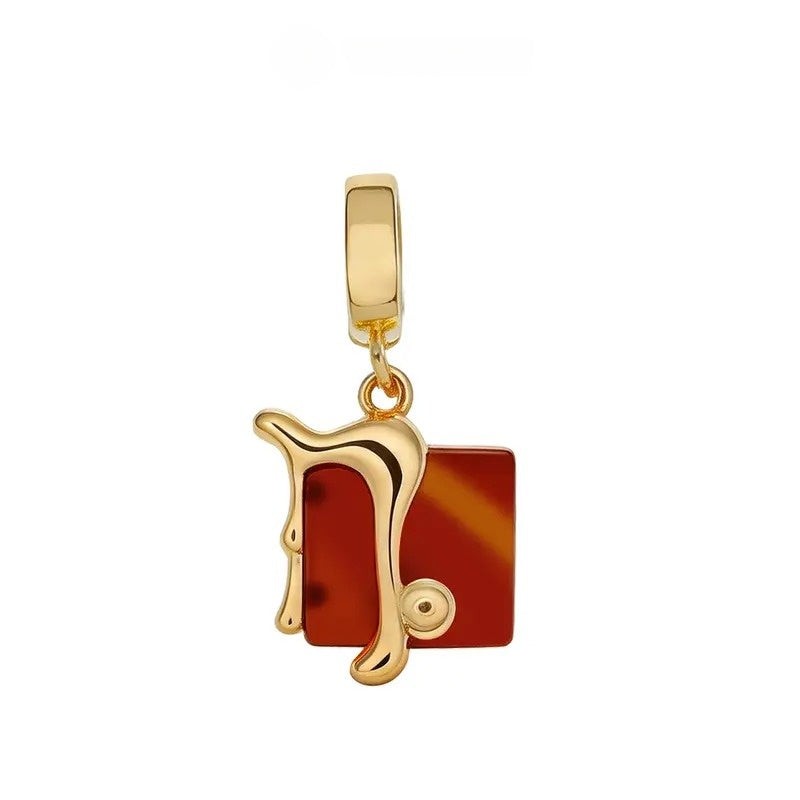 Customized Initial Zodiac Necklace
