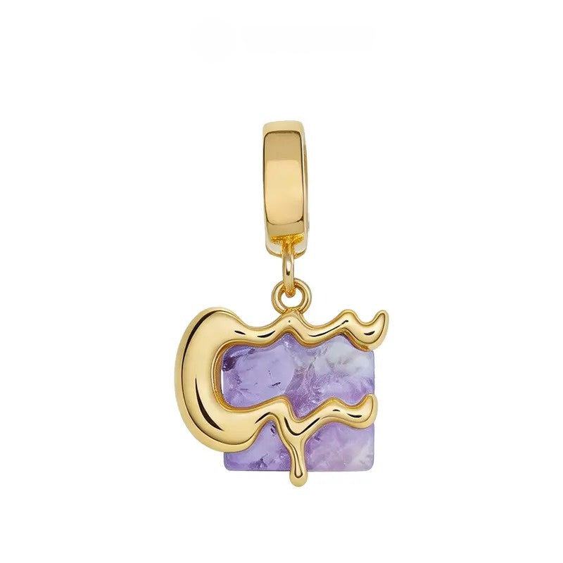 Customized Initial Zodiac Necklace