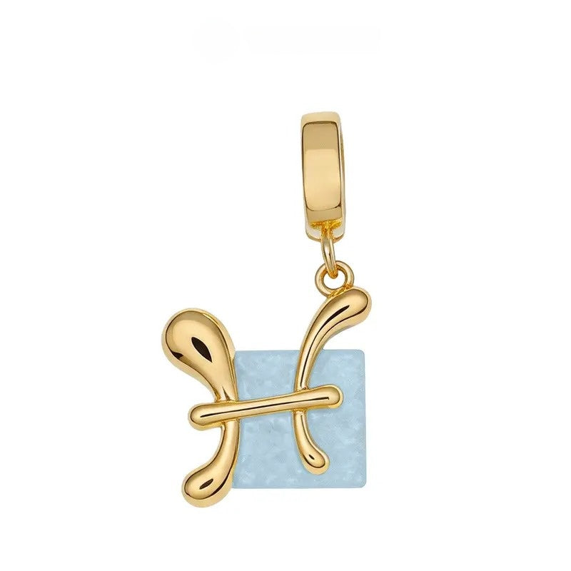 Customized Initial Zodiac Necklace