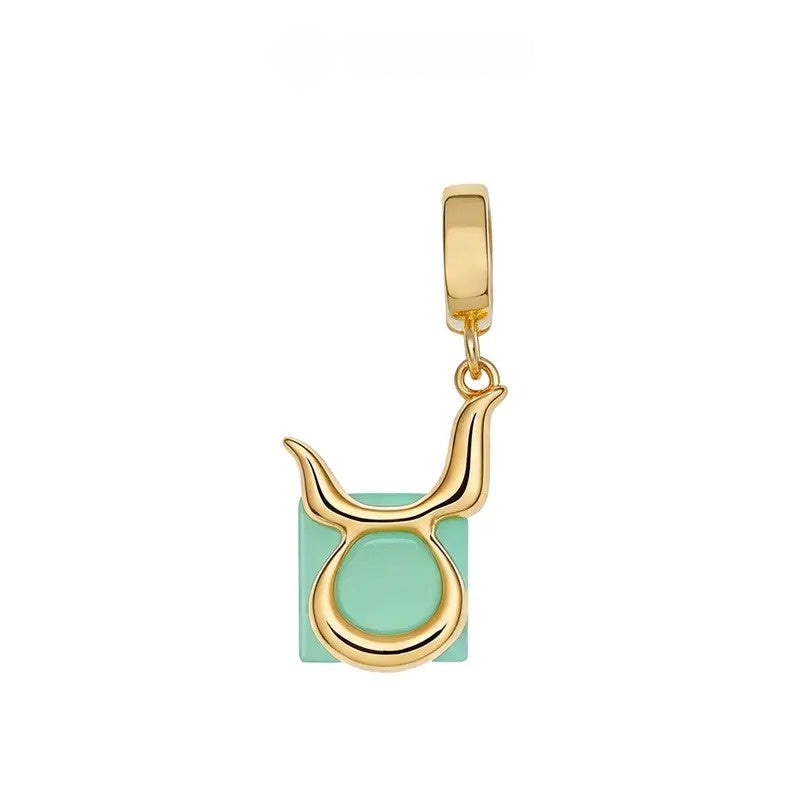 Customized Initial Zodiac Necklace