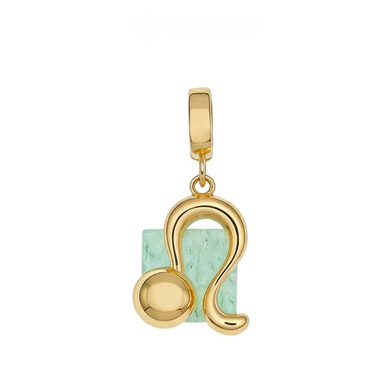Customized Initial Zodiac Necklace