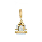 Customized Initial Zodiac Necklace