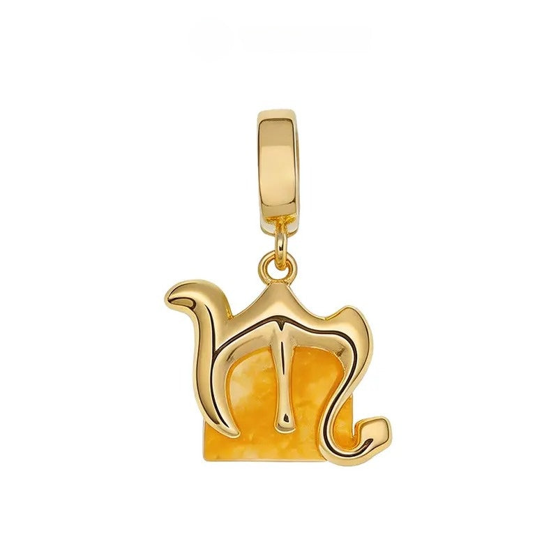 Customized Initial Zodiac Necklace