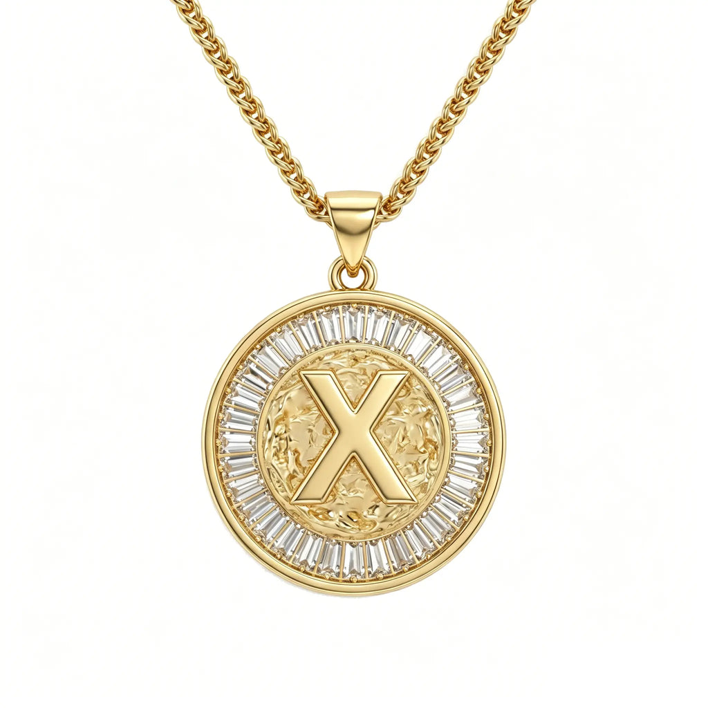 Diamond Capital Letter Necklace