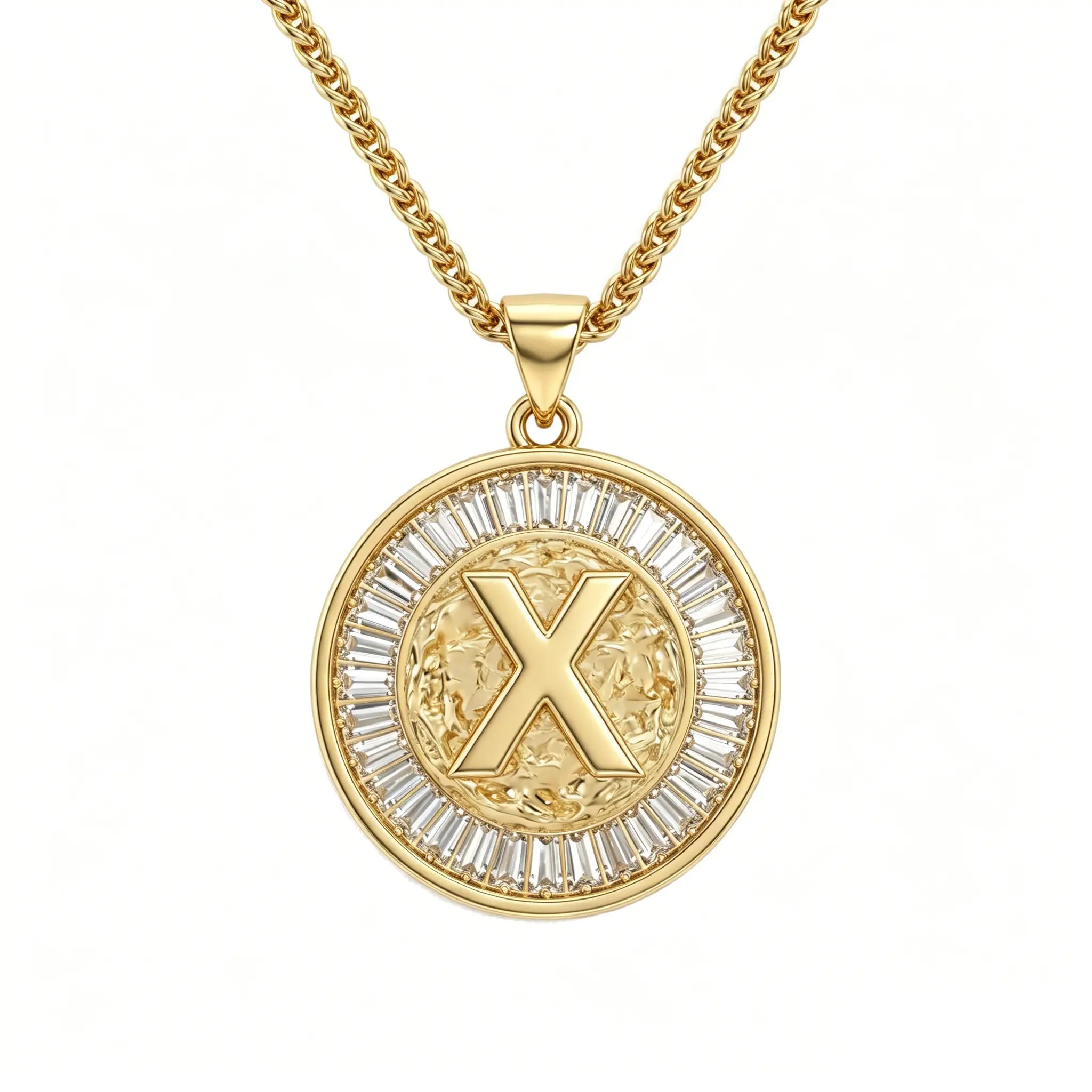 Diamond Capital Letter Necklace