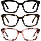 3 Pack Blue Light Reading Glasses