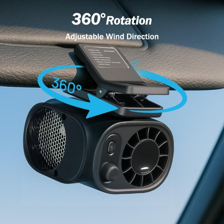BreezeClip™ - 360° Rotation Car Fan