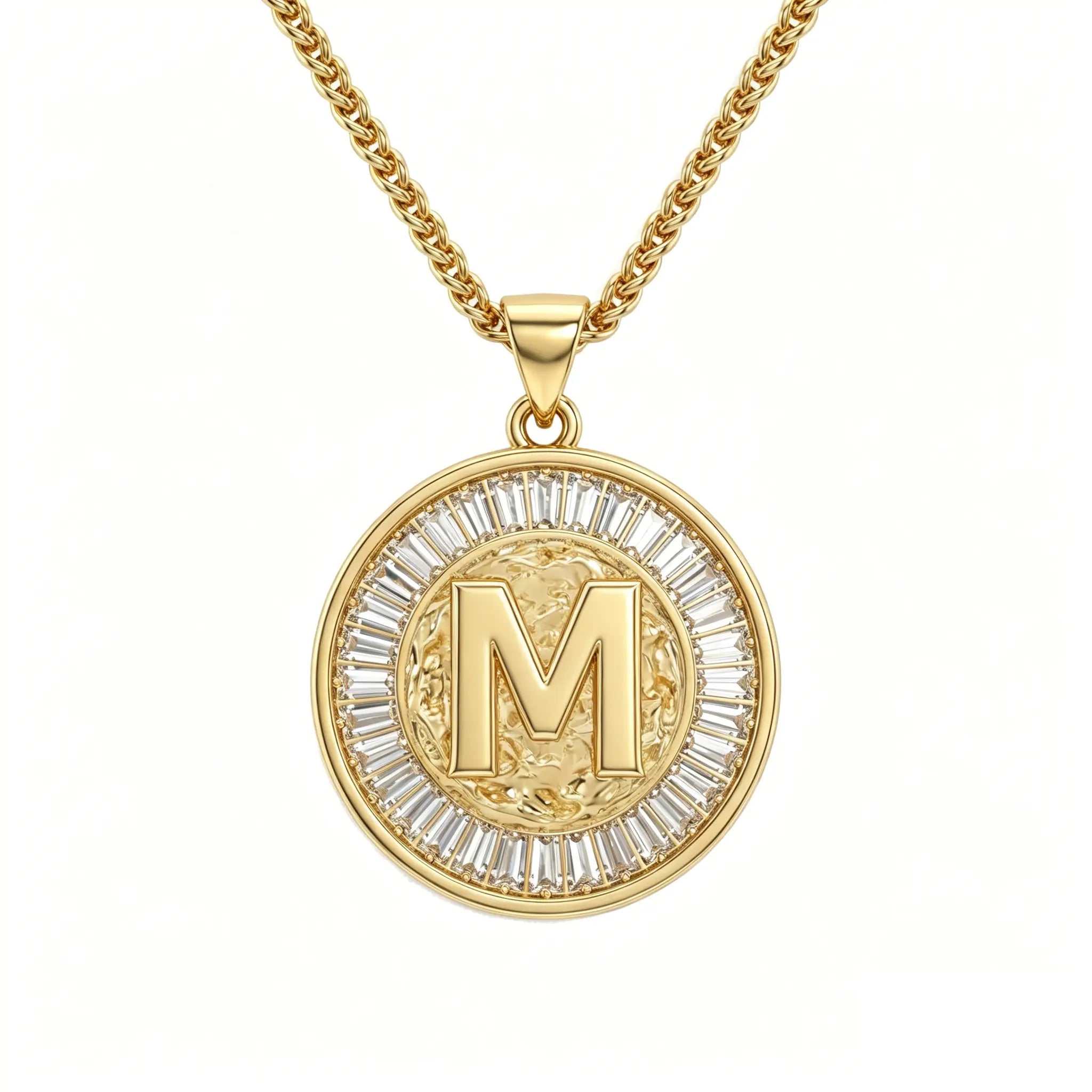 Diamond Capital Letter Necklace
