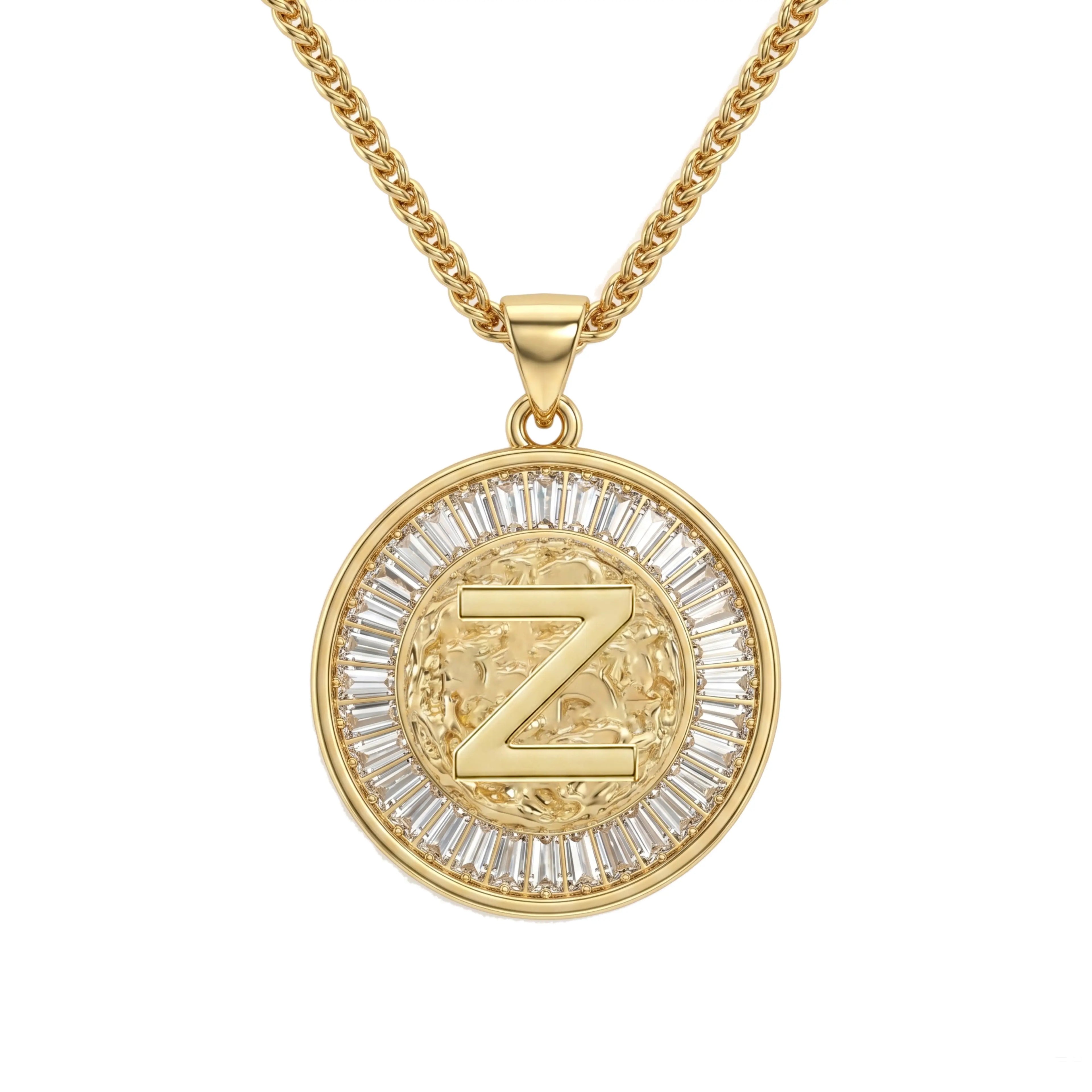 Diamond Capital Letter Necklace