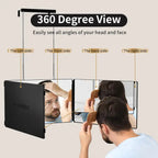 Adjustable Trifold Grooming Mirror