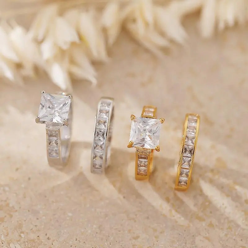 2pc Promise Ring Jewelry Set