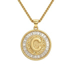 Diamond Capital Letter Necklace