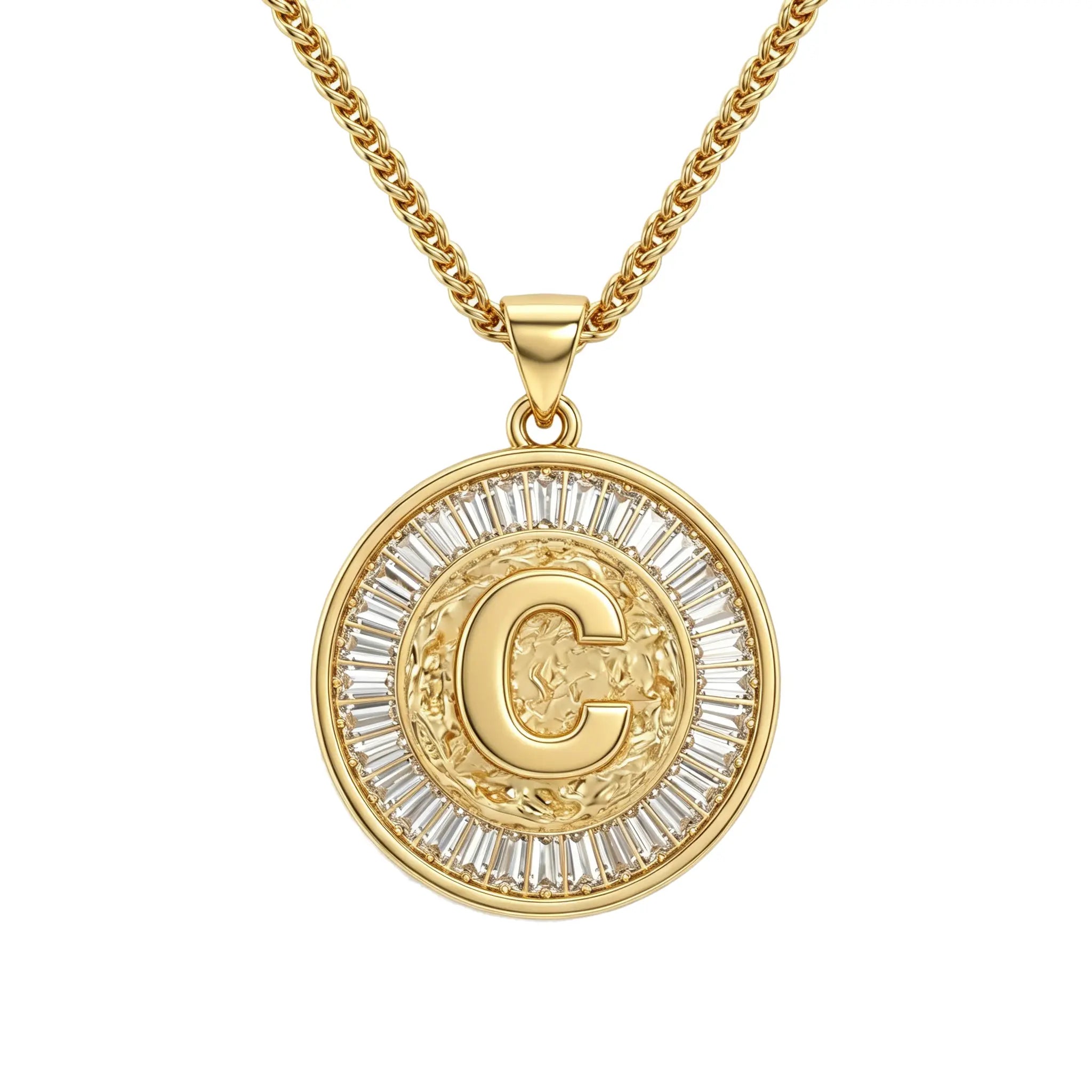 Diamond Capital Letter Necklace