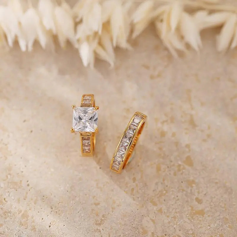 2pc Promise Ring Jewelry Set