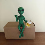 Drinking Alien Statue