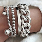 5pc Chunky Bracelet Set