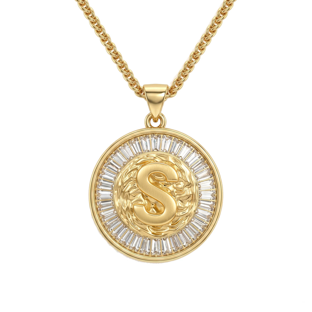 Diamond Capital Letter Necklace